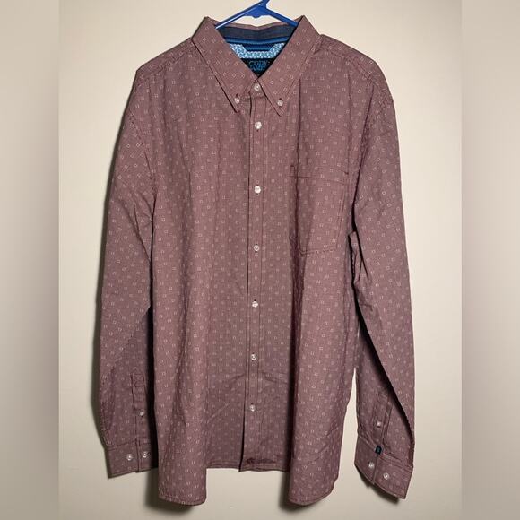 CODY JAMES CORE GEO PRINT WESTERN SHIRT Size L - Picture 1 of 8